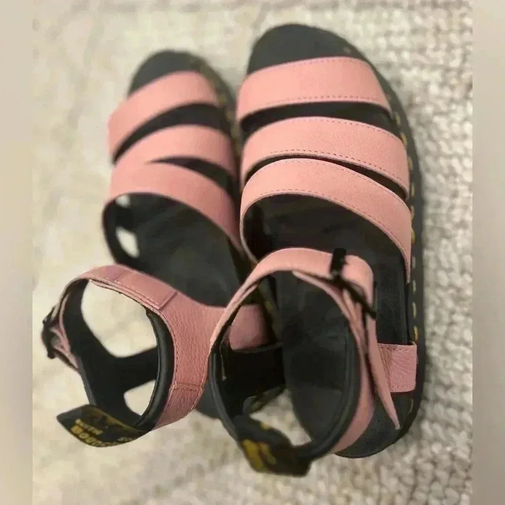 BLAIRE WOMEN'S PISA LEATHER STRAP SANDALS - Picture 5 of 6